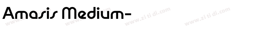 Amasis Medium字体转换